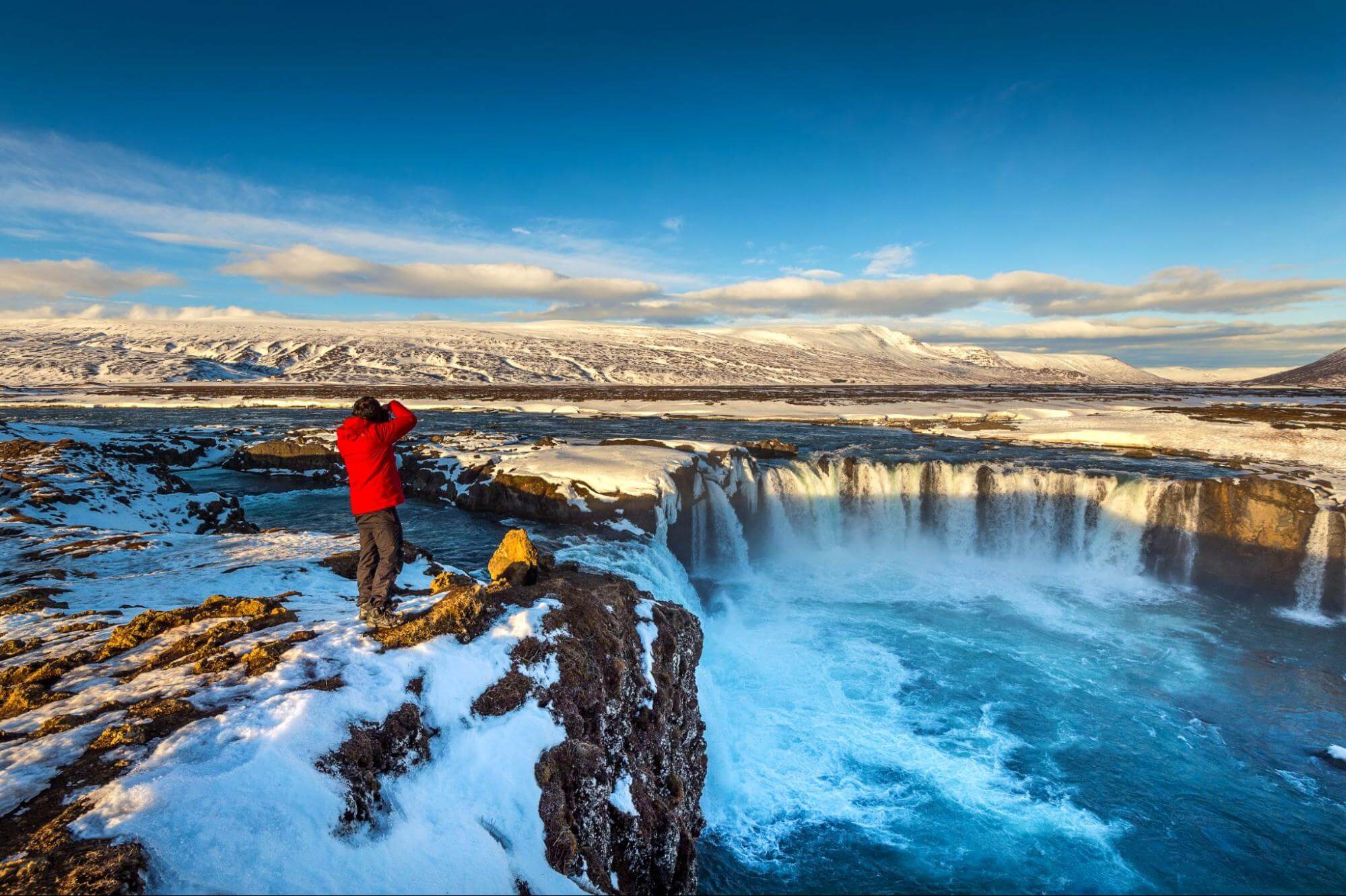 Gullfoss (Zlatý vodopád) na Islande