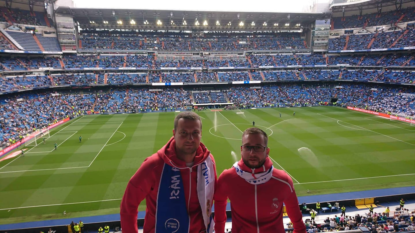 Estadio Santiago Bernabeu Madrid fotka 