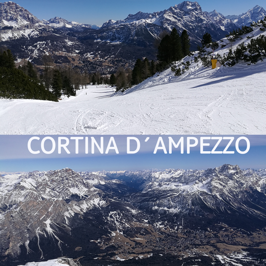Cortina D´Ampezzo lyžovačka Taliansko