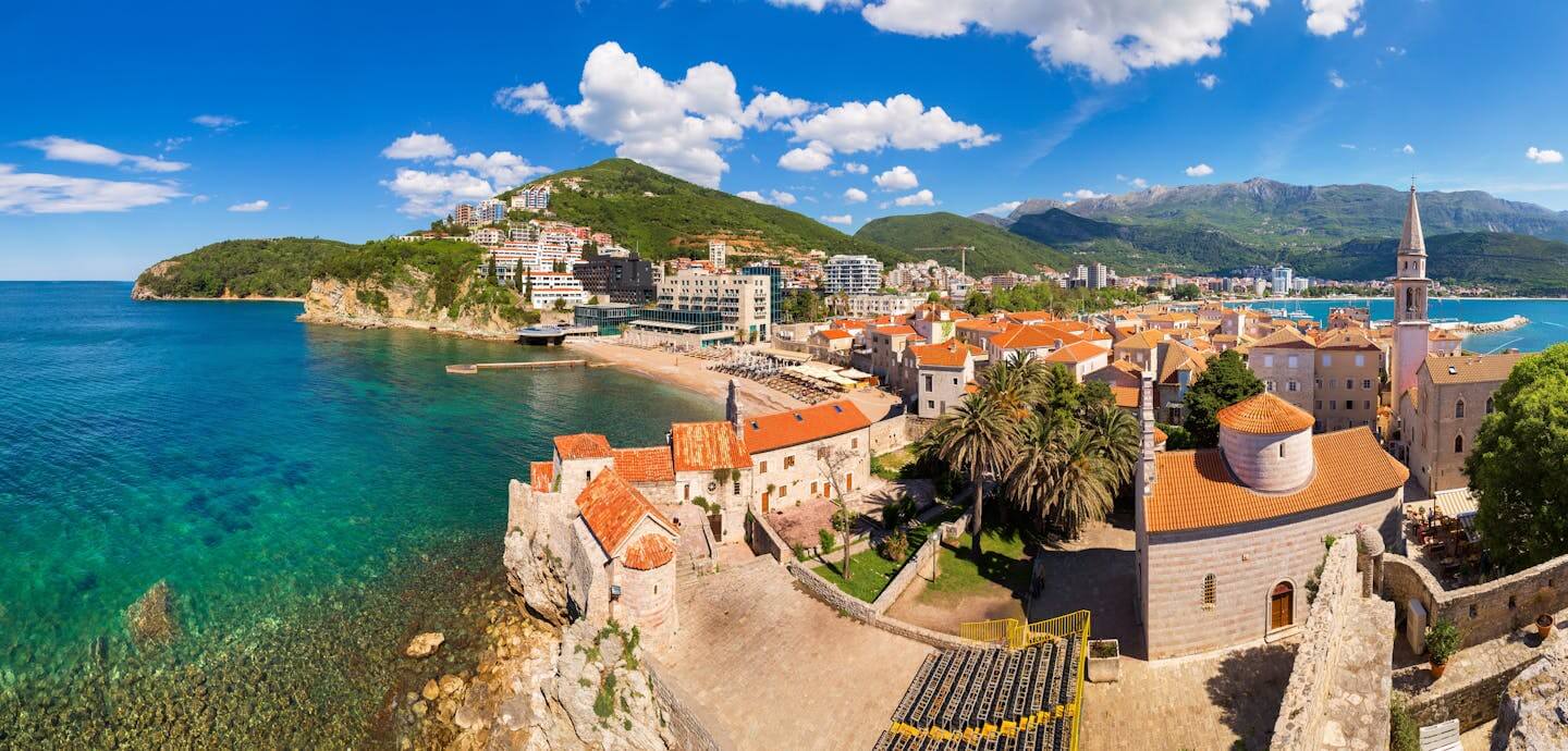 mesto Budva v Čiernej hore